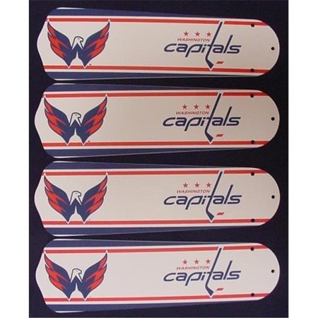 CEILING FAN DESIGNERS Ceiling Fan Designers 42SET-NHL-WAS New NHL WASHINGTON CAPITALS 42" Ceiling Fan BLADES ONLY 42SET-NHL-WAS